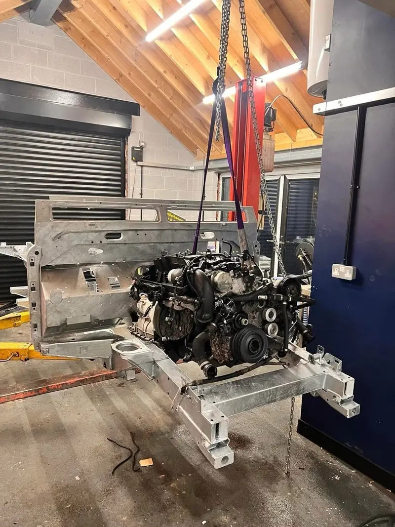 Land Rover Defender chassis